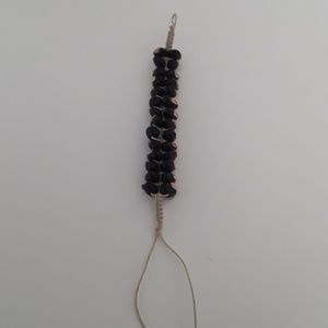 Black tagua bracelet.(code:ACPR-B-008)